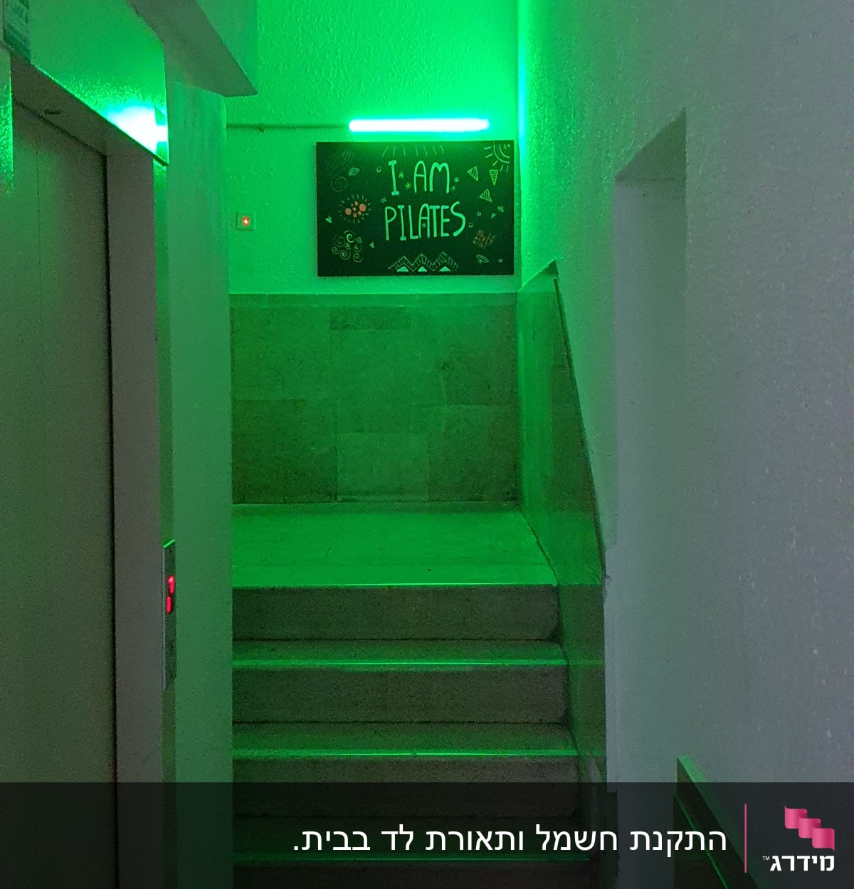 התקנת חשמל ותאורת לד בבית.